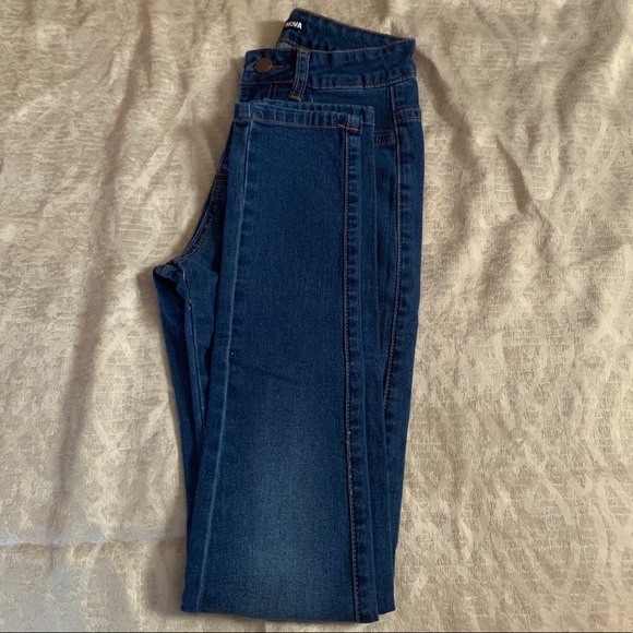 FashionNova Skinny blue jeans - Picture 4 of 4